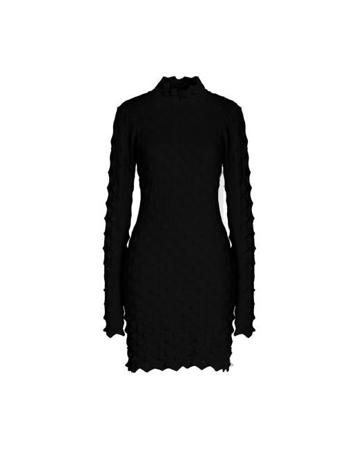 8 by YOOX Viscose Blend 3d Effect Knitted Dress Short dress XS Recycled polyester