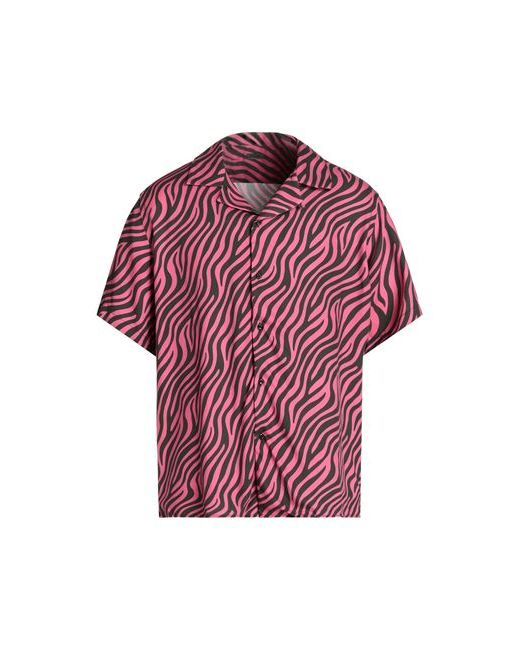 8 by YOOX Printed Viscose Collar Camp Shirt Man S