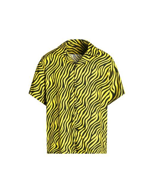 8 by YOOX Printed Viscose Collar Camp Shirt Man S