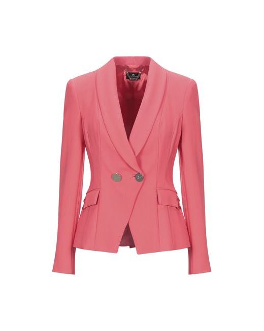 Elisabetta Franchi Suit jacket Coral Viscose Elastane