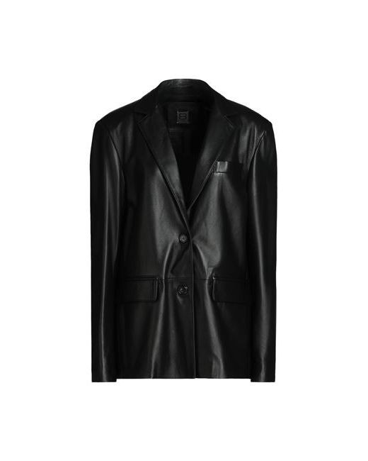 8 by YOOX Leather Single-breasted Oversize Blazer Suit jacket 2 Lambskin