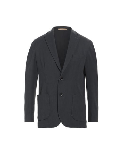 Cruna Man Suit jacket Lead 40 Polyester Virgin Wool Elastane