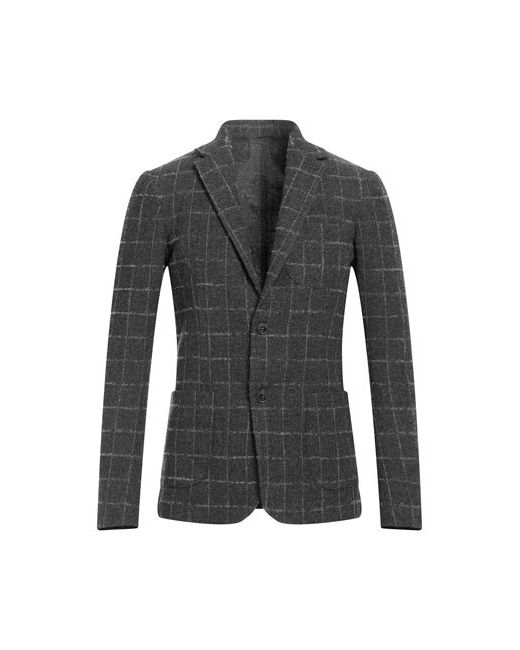 Trussardi Jeans Man Suit jacket Steel 38 Wool Polyester Nylon