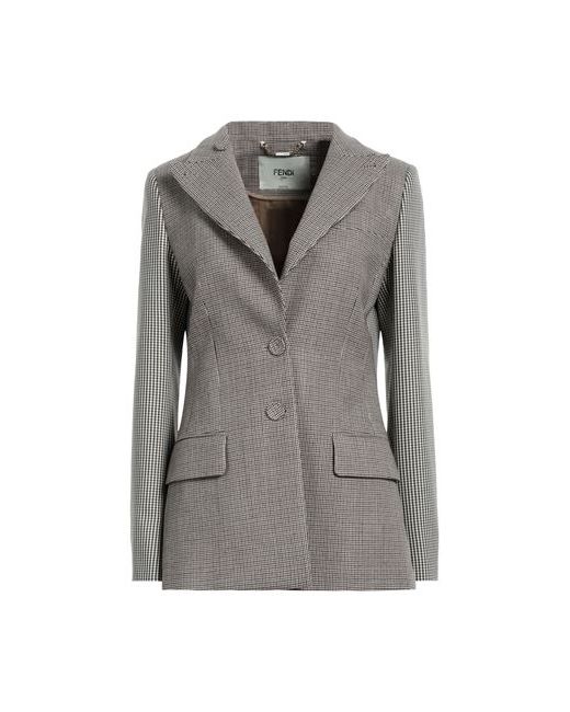 Fendi Suit jacket Light brown 2 Virgin Wool Polyamide Elastane