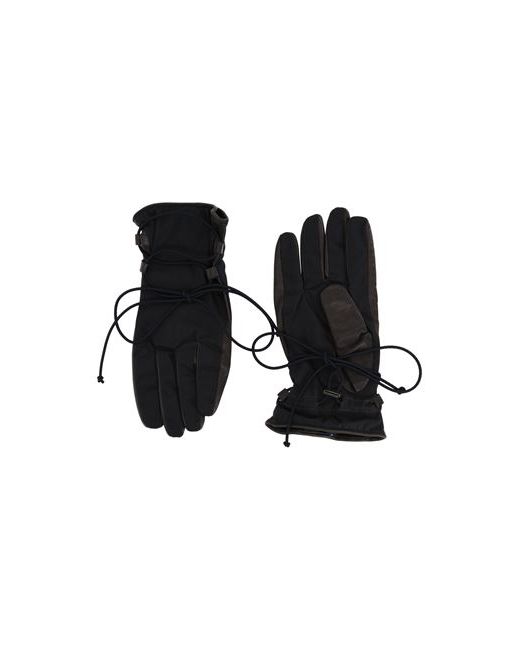 Harmont & Blaine Man Gloves Steel L Wool Soft Leather