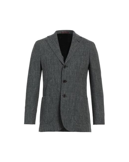 Angelo Marino Man Suit jacket Lead 38 Virgin Wool Cotton Linen