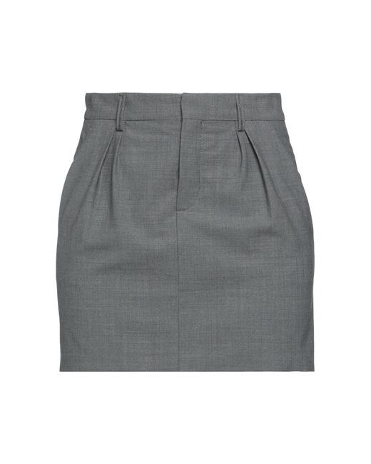 Brunello Cucinelli Mini skirt Lead 2 Virgin Wool Polyamide Elastane Brass