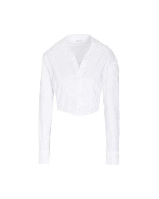 8 by YOOX Cotton Corset Style Shirt 2