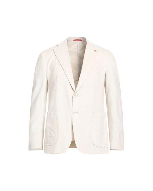Isaia Man Suit jacket 38 Cotton Silk