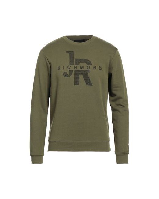 John Richmond Man Sweatshirt Military S Cotton Polyester