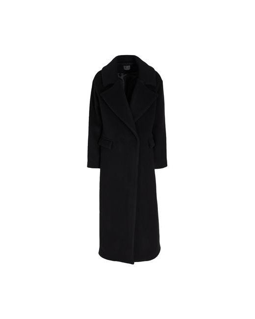 8 by YOOX Wool Double-breasted Coat 2 Polyamide