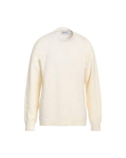 Atomofactory Man Sweater Cream M Wool Recycled polyamide