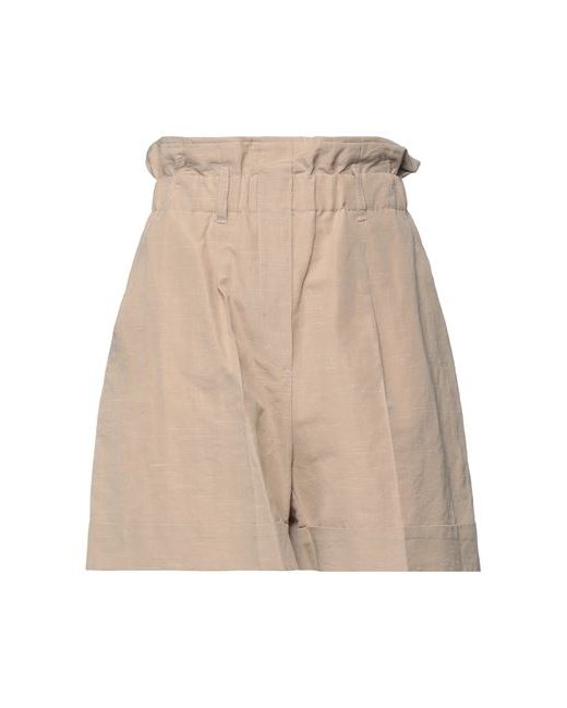Momoní Shorts Bermuda Light brown 4 Cotton Linen Silk
