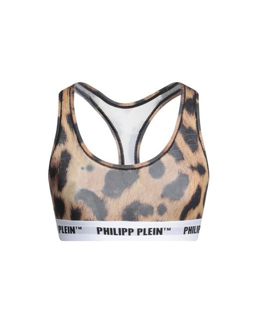 Philipp Plein Top Camel XS Modal Cotton Elastane Polyester