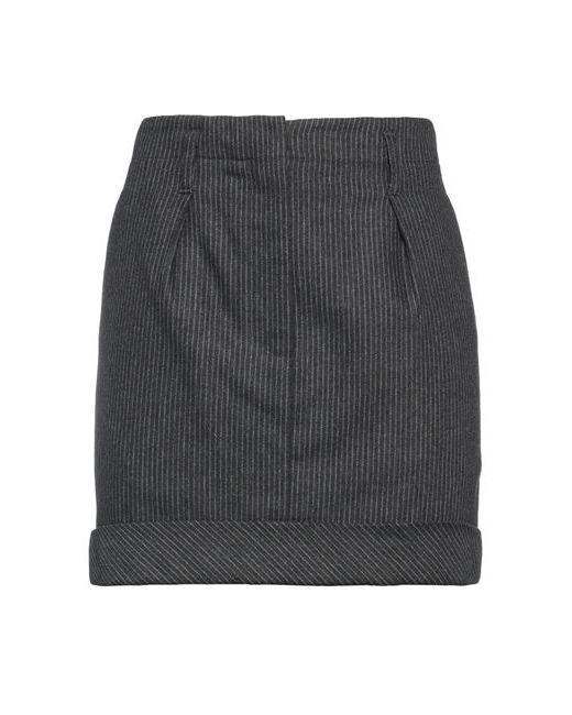 Brunello Cucinelli Mini skirt Steel 0 Virgin Wool Polyamide