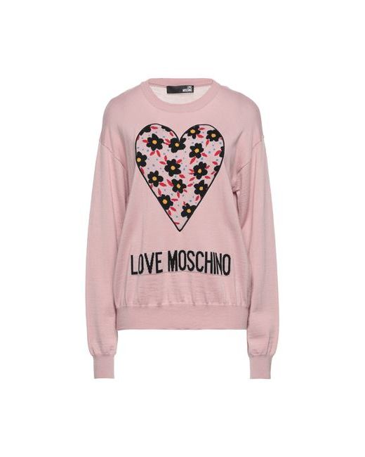 Love Moschino Sweater Blush 8 Acrylic Wool