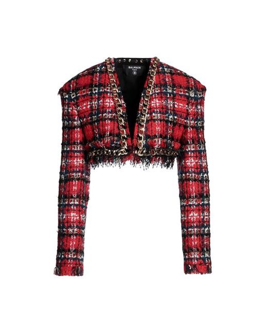 Balmain Suit jacket 4 Synthetic fibers Wool Cotton Mohair wool Metallic Polyester