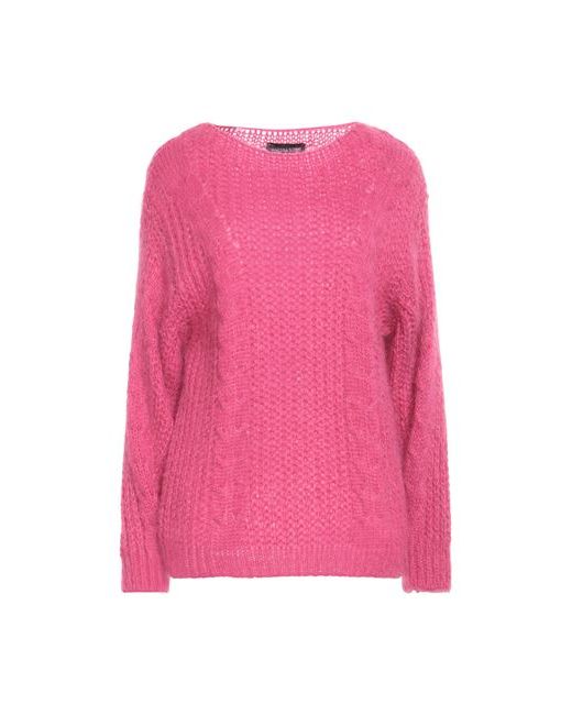Vanessa Scott Sweater Fuchsia Acrylic Polyamide Mohair wool