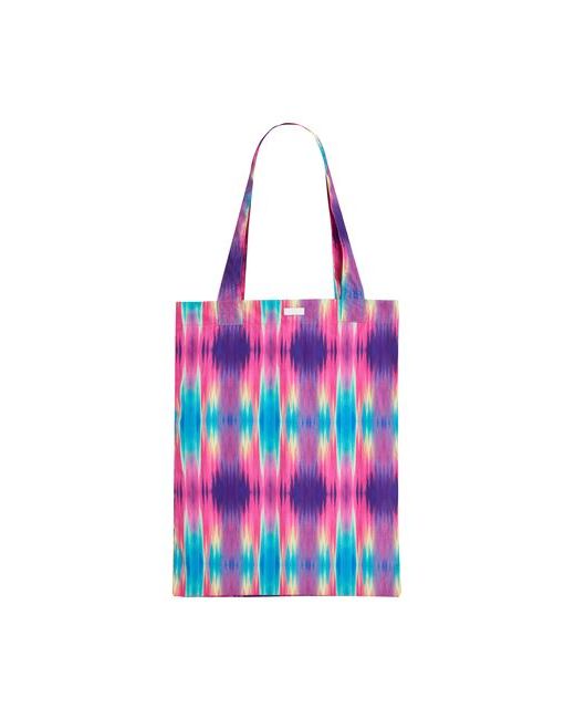 8 by YOOX Printed Essential Shopper Shoulder bag Fuchsia Recycled polyester