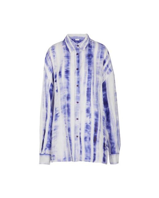 8 by YOOX Printed Linen Oversize Shirt 2