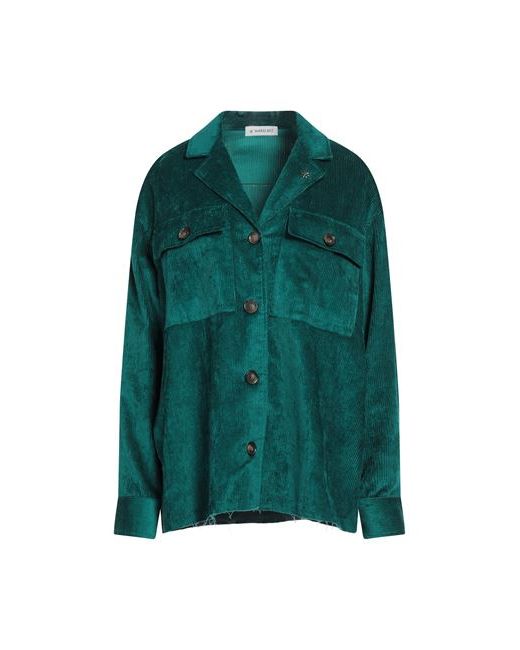 Manuel Ritz Shirt Emerald 4 Cotton Viscose Elastane