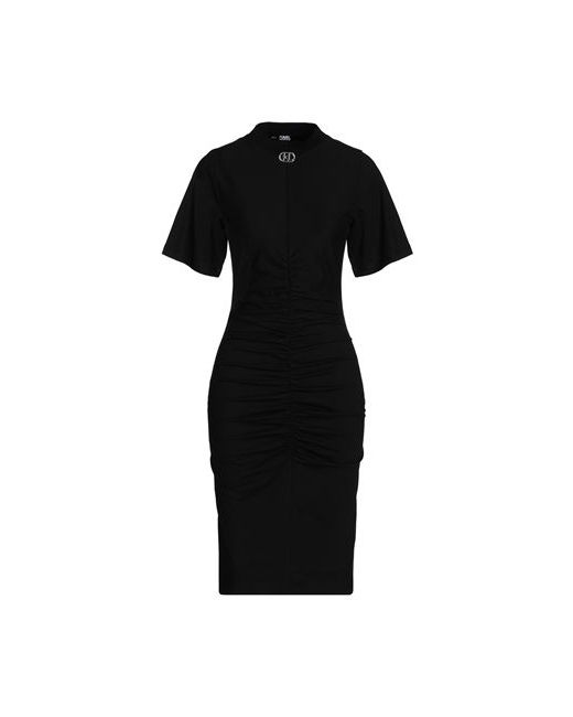 Karl Lagerfeld Ruched T-shirt Dress Midi dress XS Cotton