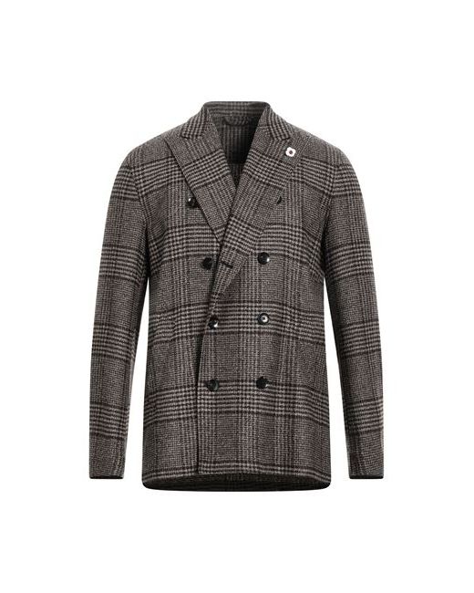 Lardini Man Suit jacket Dark M Wool Polyester Cashmere