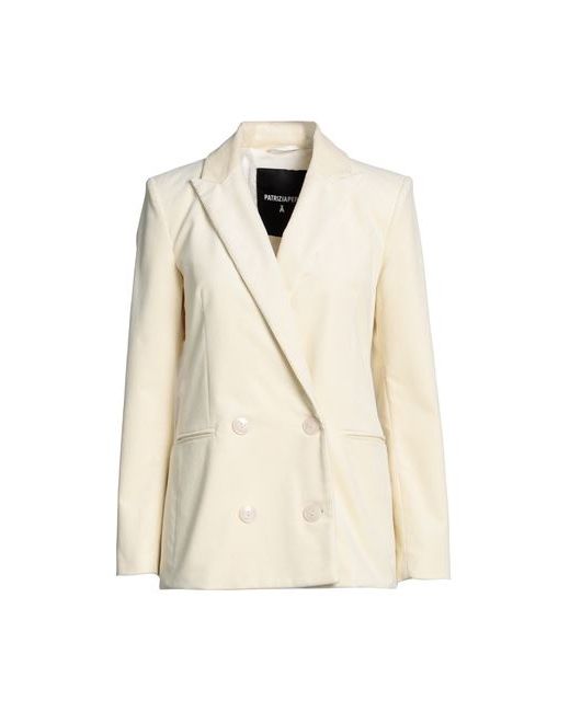 Patrizia Pepe Suit jacket Cream 2 Cotton Elastane