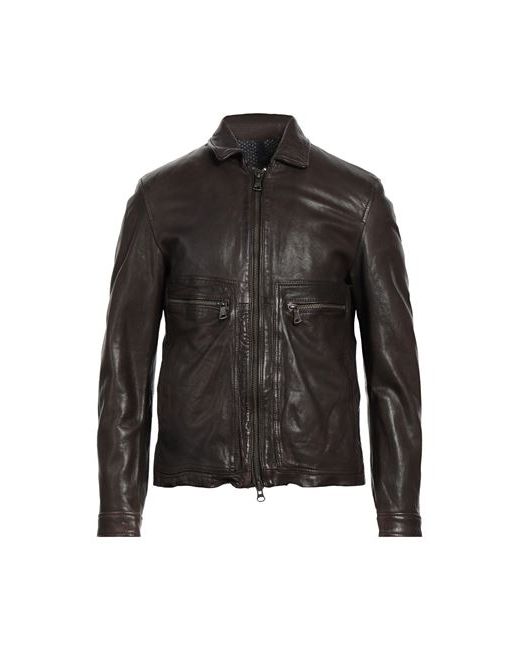 The Jack Leathers Man Jacket Dark Soft Leather