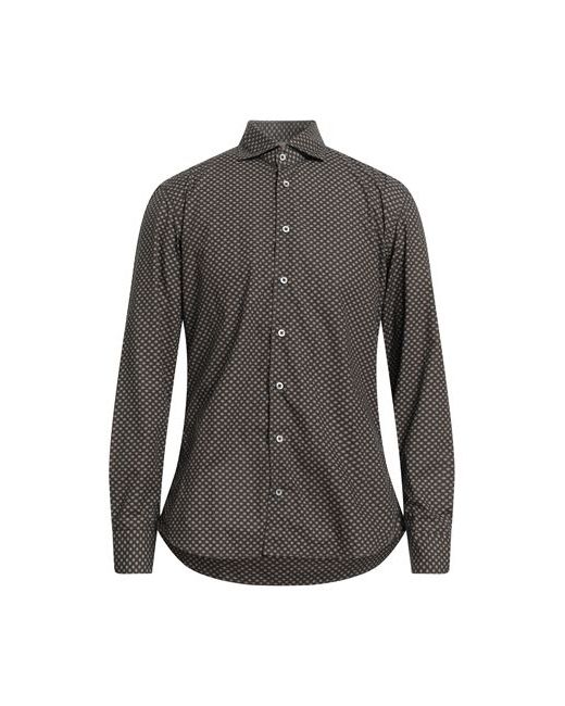 Bastoncino Man Shirt Khaki 15 ½ Cotton