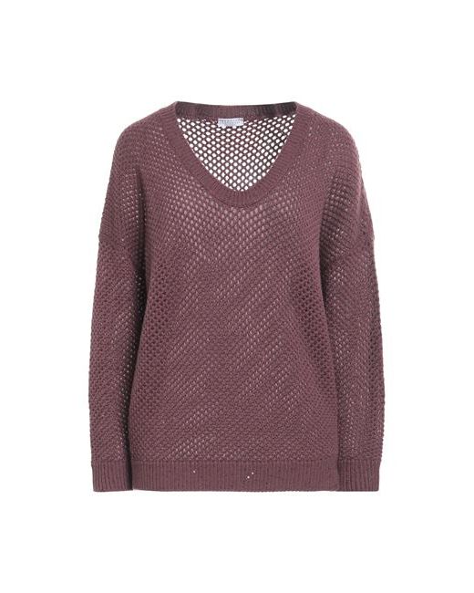 Brunello Cucinelli Sweater Mauve Cashmere Polyamide