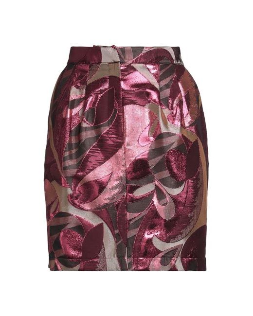 Custo Barcelona Mini skirt Fuchsia Cotton Polyester Acetate Metal