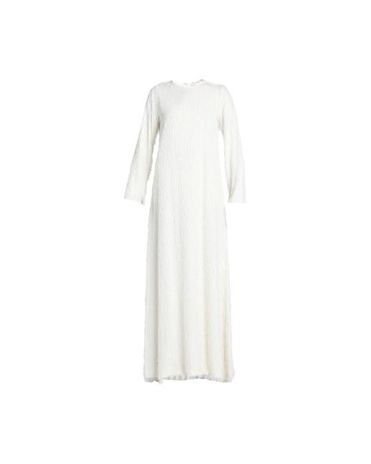Jucca Long dress Ivory Acetate Viscose