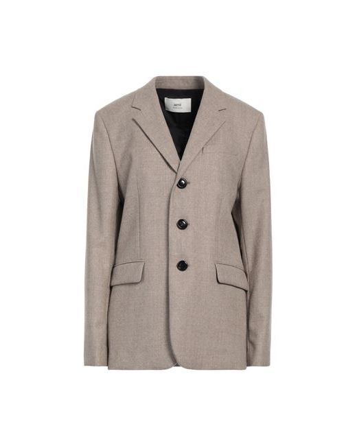 AMI Alexandre Mattiussi Suit jacket Dove 14 Cotton Polyester