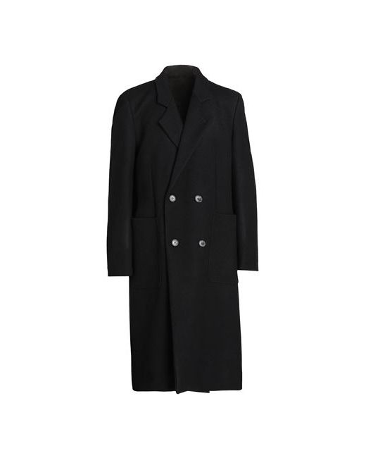 8 by YOOX Wool Blend Double Breasted Overcoat Man Coat 36 Virgin Polyamide