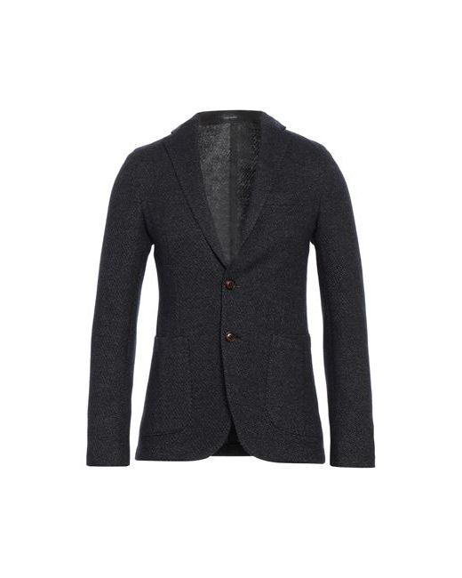 Angelo Nardelli Man Suit jacket Midnight 38 Cotton Wool Polyamide