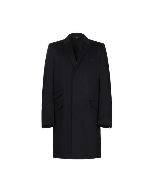 Dolce & Gabbana Man Coat Midnight 40 Virgin Wool Cashmere