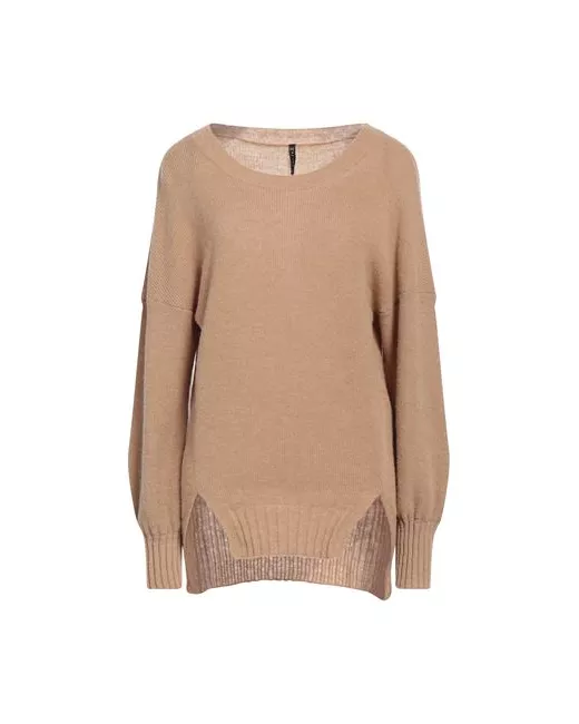 Manila Grace Sweater Camel Polyamide Wool Alpaca wool