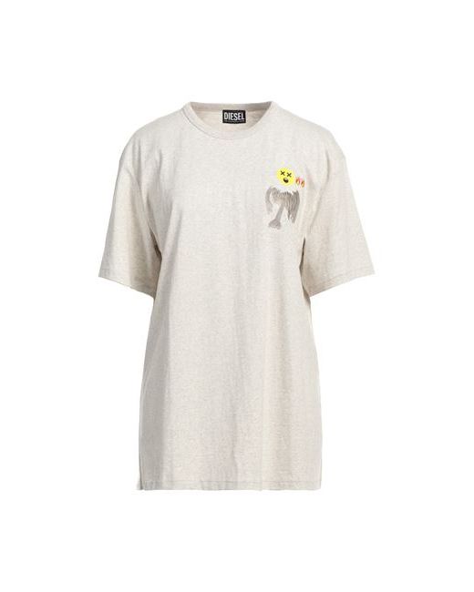 Diesel T-shirt Cream XS Cotton