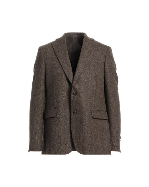 Angelo Nardelli Man Suit jacket Khaki 42 Virgin Wool