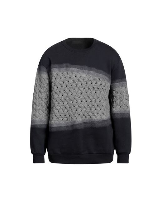 Lucques Man Sweatshirt Midnight Wool Cotton