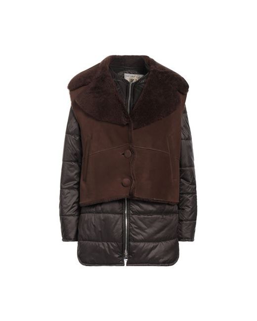 Vintage De Luxe Down jacket Dark Shearling Nylon