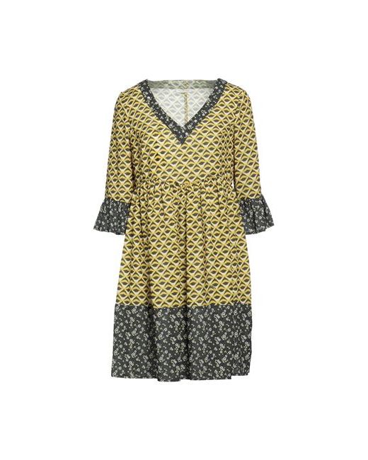 Fracomina Short dress Mustard XS Polyester