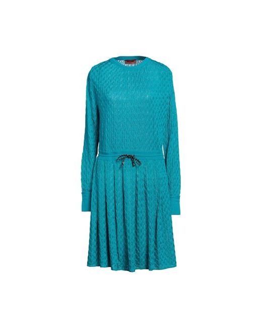 Missoni Midi dress Azure Viscose Wool