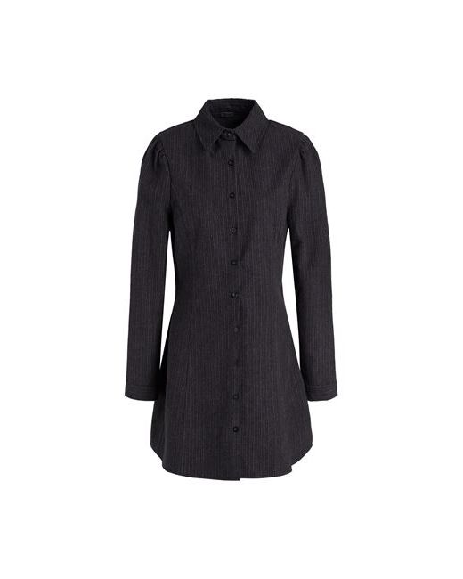 8 by YOOX Pinstripe Mini Shirt Dress Short dress Lead 2 Cotton