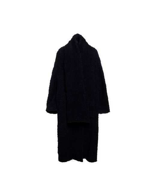 Erika Cavallini Coat Midnight XS/S Virgin Wool Polyamide