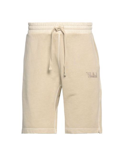 Woolrich Faded Short Man Shorts Bermuda Sand S Cotton