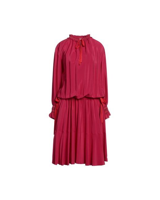 Agnona Midi dress Garnet 6 Silk
