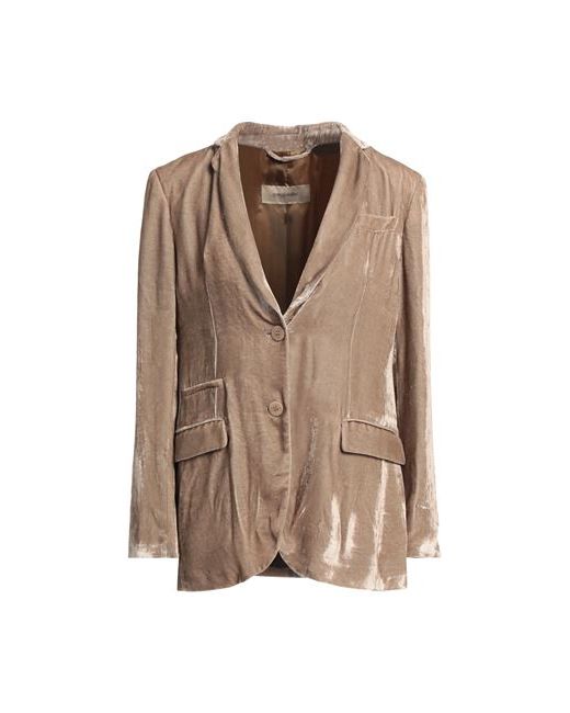 Gentryportofino Suit jacket Light brown 6 Viscose Silk