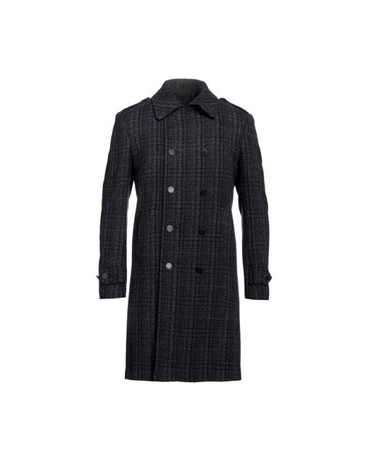 Tonello Man Coat Slate 38 Virgin Wool Cashmere
